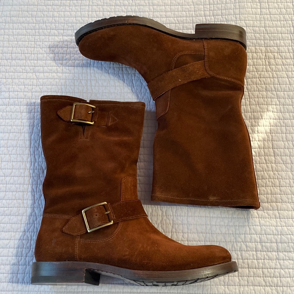 NWT Wmns Frye Natalie Mid Engineer Boots
